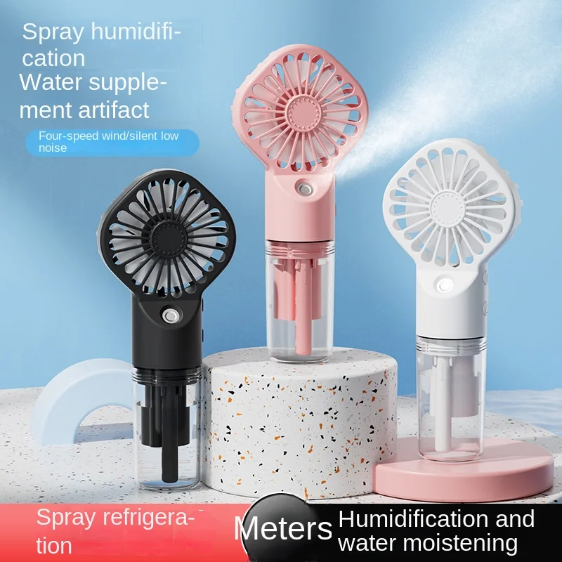 Kipas Genggam Mini Kipas Gerim - Outdoor Camping Misting Fan ulasan dan harga