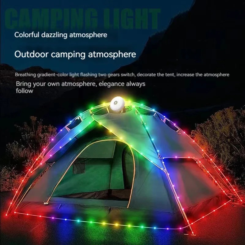 Lampu LED Outdoor 10M Tahan Ai - Outdoor Camping Lights String ulasan dan harga