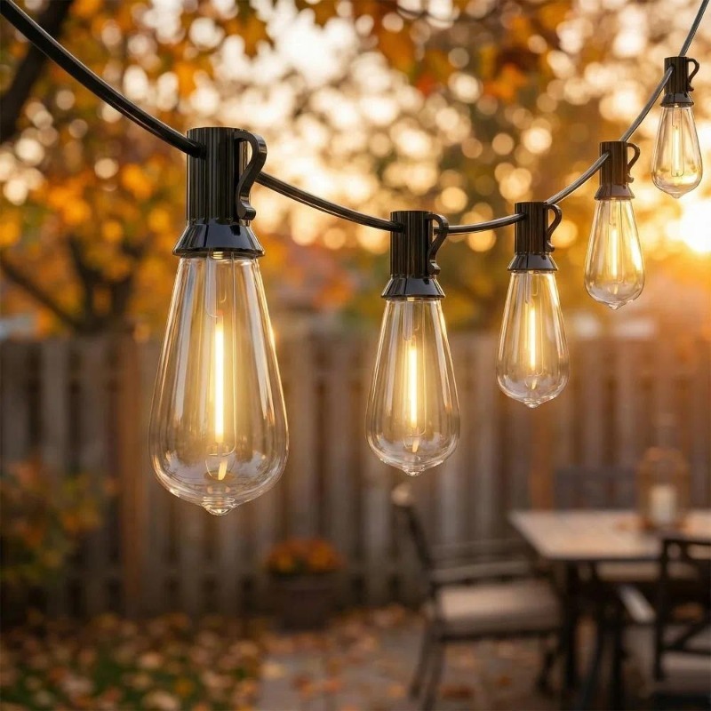 Lampu String LED Tenaga Surya  - Outdoor Camping Lights String ulasan dan harga