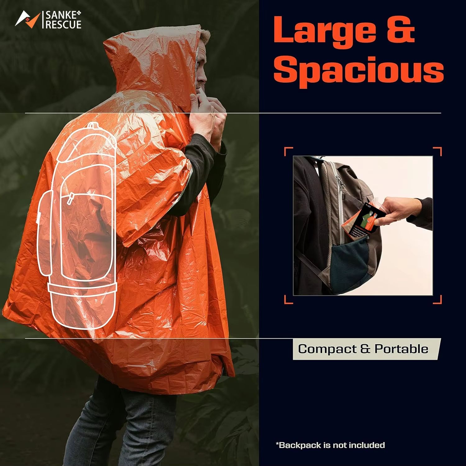 Ponco Darurat Anti Hujan, Seli - Emergency Mylar Blanket ulasan dan harga