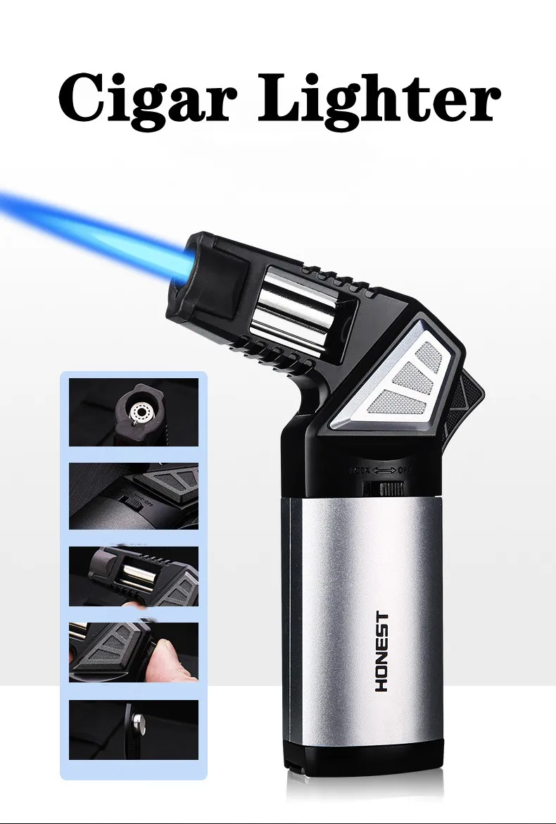 Pemantik Gas Butana Anti Angin - Outdoor Windproof Lighter ulasan dan harga